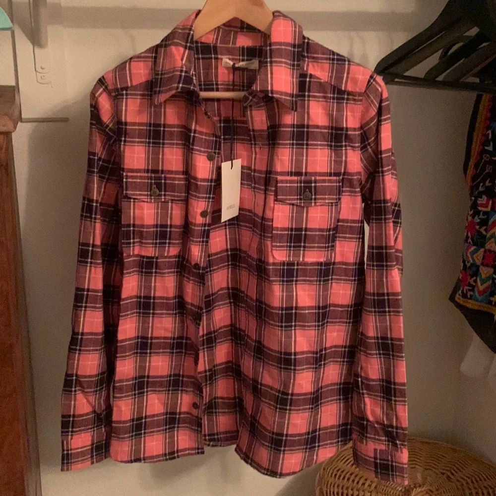 Spell maverick flannel coral NWT XS - Picture 4 of 9